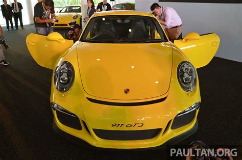 Porsche 911 GT3 launched in Malaysia – RM1.23 mil Porsche 911 GT3 ...