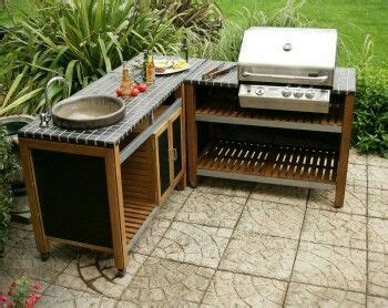 Grill sink mount outdoor | Outdoor kitchen, Outdoor kitchen decor ...