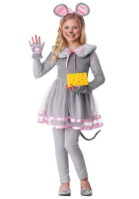 Cute Mouse Girl's Costume | Kid's Animal Costumes