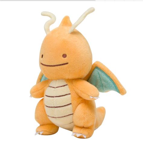 Pokemon Kawaii Ditto Face Dragonite Stuffed Plush Toy | tghshop