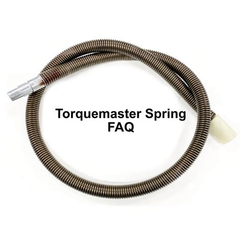 Wayne Dalton Torquemaster and Torquemaster plus Spring FAQ ...