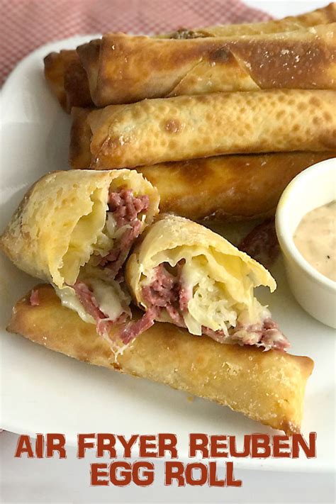 Air Fryer Reuben Egg Rolls Recipe