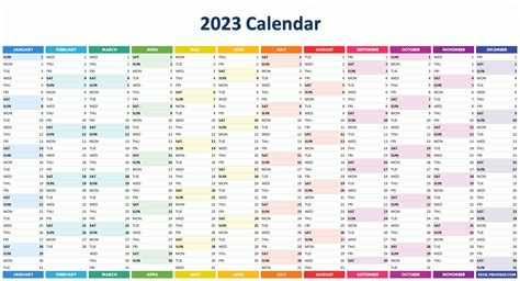 Kalendar 2023 Malaysia – Printable Template Calendar