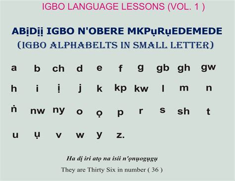 Igbozuruoke Media | IGBO LANGUAGE LESSONS VOL 1