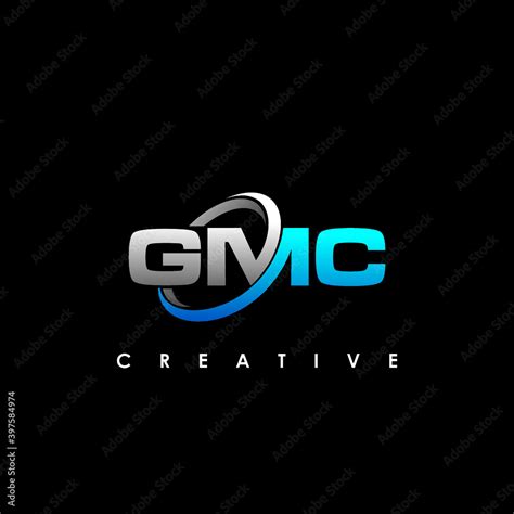 GMC Letter Initial Logo Design Template Vector Illustration Stock ...