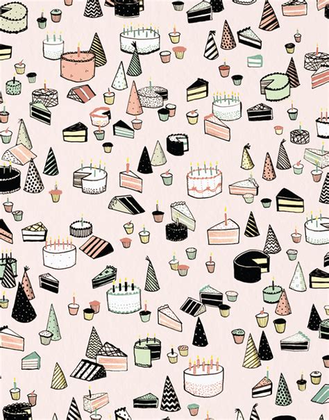 Birthday Cake Pattern | Postable | Paper patterns templates, Printable ...