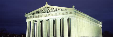 Nashville Parthenon At Night Photograph by Panoramic Images - Fine Art ...