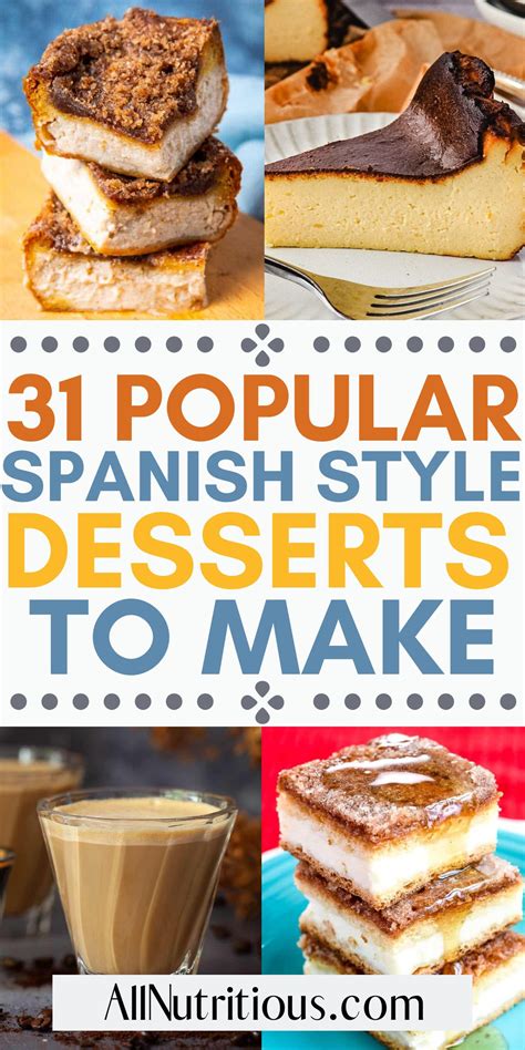 31 Popular Spanish Desserts You Need to Try Today - All Nutritious