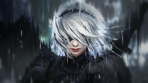 HD wallpaper: Nier: Automata, fan art, backgound, 2B (Nier: Automata ...