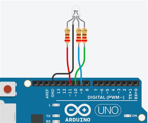 RGB LED Color Mixing With Arduino in Tinkercad : 5 Steps (with Pictures ...