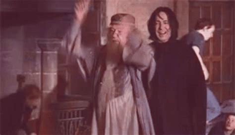 Dumbledore Snape Partying Dancing GIF – Dumbledore Snape Partying ...