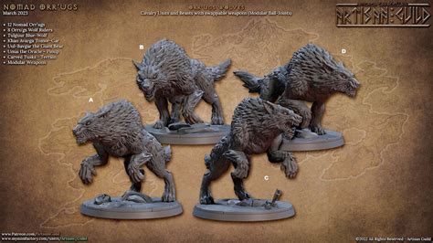 Dnd Wolf Miniature Wolves DND Dungeons and Dragons D&D Dnd Miniature - Etsy