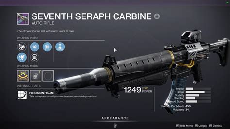 Seventh Seraph weapon god rolls - Destiny 2 | Shacknews