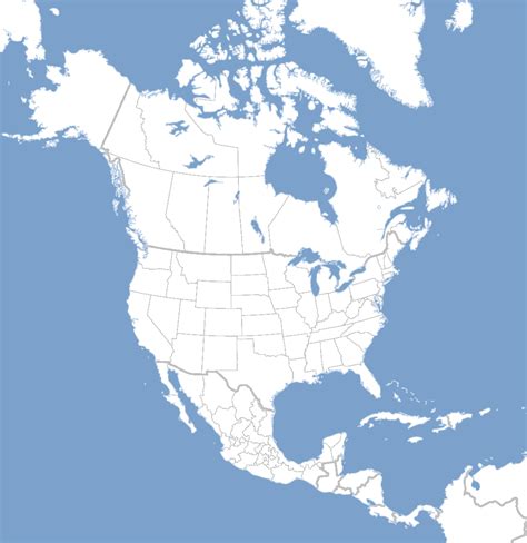 North America Map PNG File | PNG All