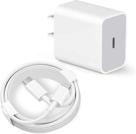 Apple MFi Certified 20W Fast Charger for iPhone 12 Mini, Pro Max, 11 ...