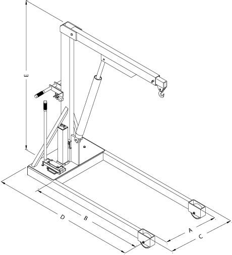 Floor Crane, Floor Cranes, Hydraulic Floor Crane, Hydraulic Floor Cranes