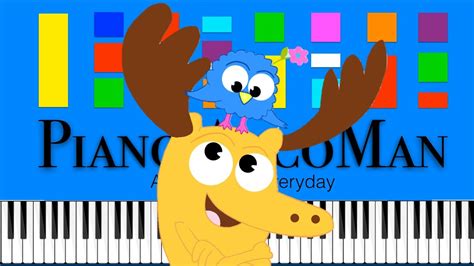 Noggin - Moose A. Moose - Winter Is A Wonderland Piano Tutorial 4K ...