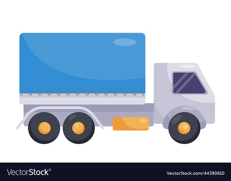 Blue truck icon Royalty Free Vector Image - VectorStock