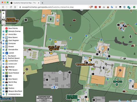 Tarkov Streets Map