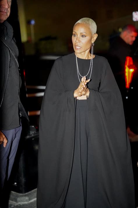 JADA PINKETT SMITH Arrives at Late Show with Stephen Colbert in New ...