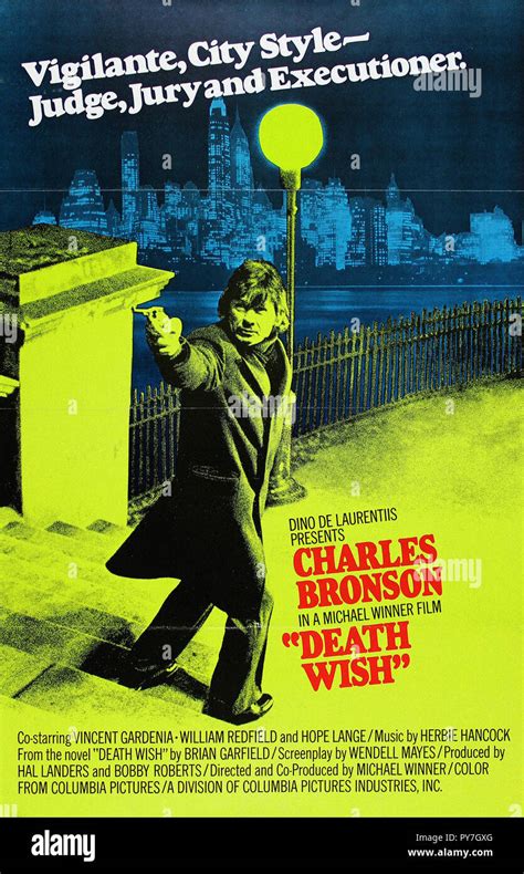 Death Wish - Original Movie Poster Stock Photo - Alamy