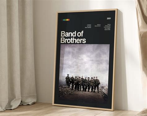 Band of Brothers Tv Series Poster Dark Theme, Modern Tv Series Poster ...