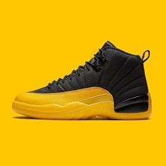 130690-070 Air Jordan 12 University Gold Yellow Black in 2021 | Air ...