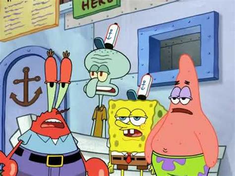 Spongebob Patrick Squidward Mr Krabs