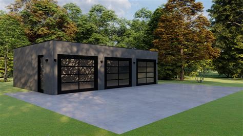 Three Car Garages - Built Prefab