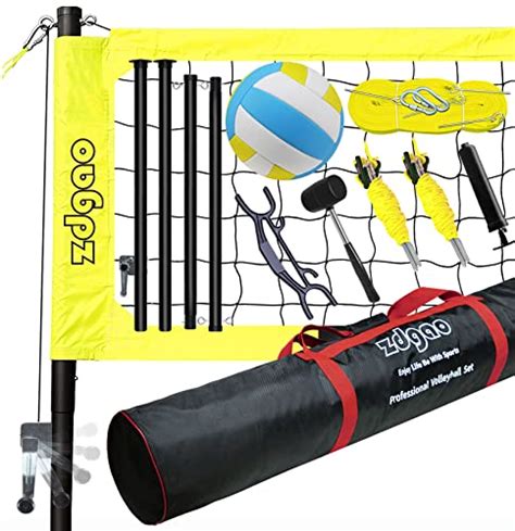 Volleyball Net Outdoor - Professional Volleyball Set with Height ...