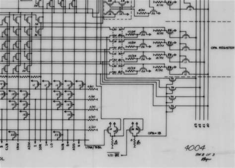 Intel 4004 Schematic