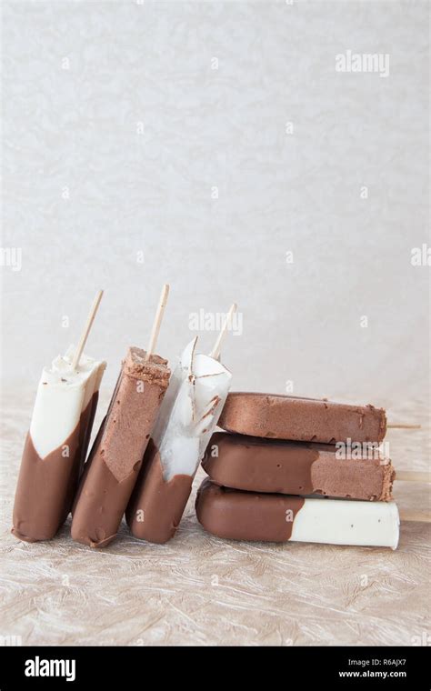 Ice Cream Popsicles Stock Photo - Alamy