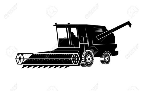 Combine harvester clipart - Clipground