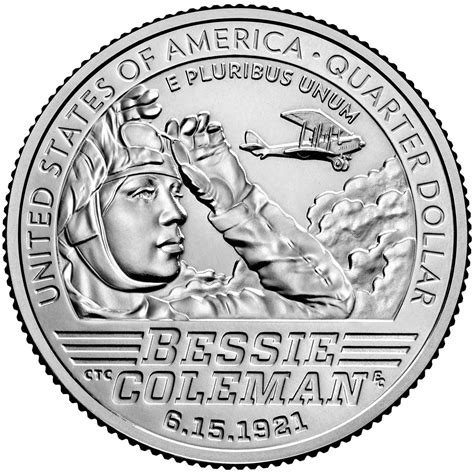 25 cents coin - Bessie Coleman | USA 2023