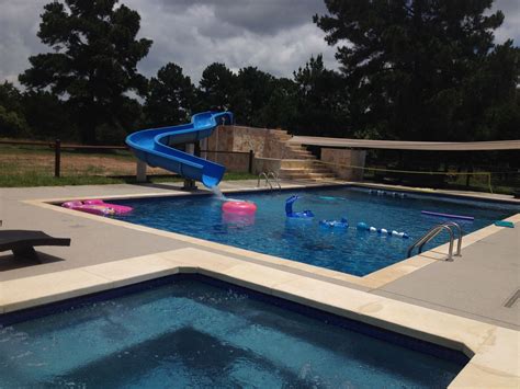 Fiberglass Water Slides for residential pools! | Residential pool, Pool ...