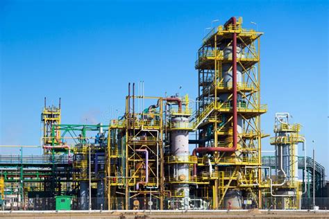 Petrochemical or Chemical Plant Structure and Design Stock Image ...