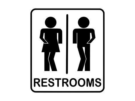 Restroom Signs Clip Art