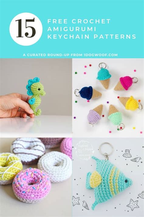 15 Free Must-Make Amigurumi Keychains for Bags, Purses, and Keys - One ...