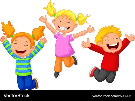 Happy kid cartoon Royalty Free Vector Image - VectorStock