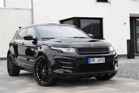 Check out the cool black Range Rover Evoque Larte Design edition ...