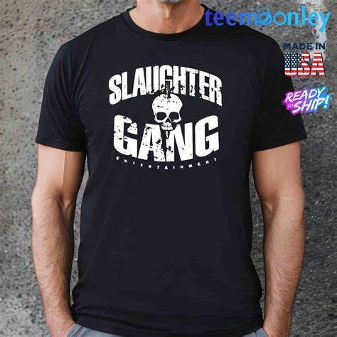 Slaughter Gang Entertainment Distressed Shirt | Teemoonley.com