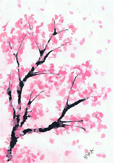 Cherry Blossom Painting Wallpapers - Top Free Cherry Blossom Painting ...