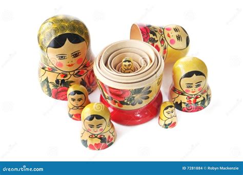 Babushka Dolls stock photo. Image of isolated, wooden - 7281884