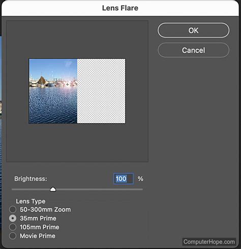 What is Photoshop Lens Flare?