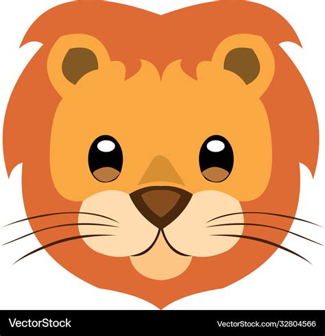 Lion Cartoon Face