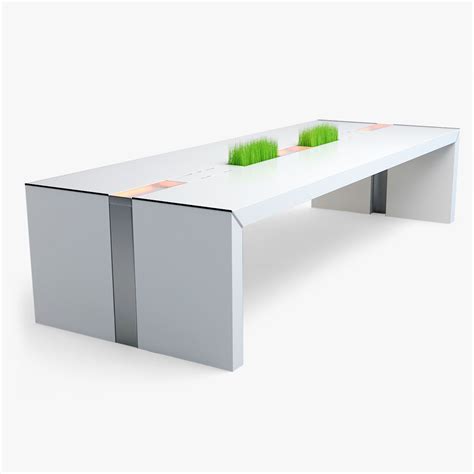 Modern U Shape Conference Table 3D Model $29 - .ma .lxo .obj .c4d ...