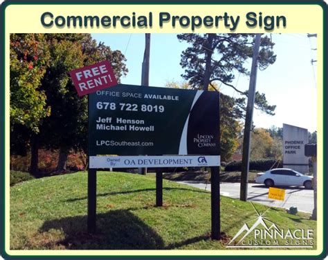 Commercial Property Signs | 4x8 4x4 Real Estate Signs