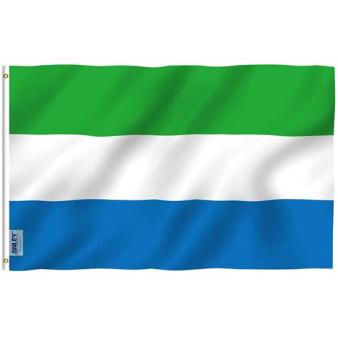 Fly Breeze 3x5 Foot Sierra Leone Flag - Anley Flags