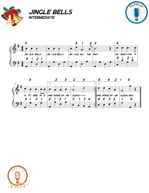 Jingle Bells Piano - 3 Levels (Beginner to Intermediate) - Jammin With You