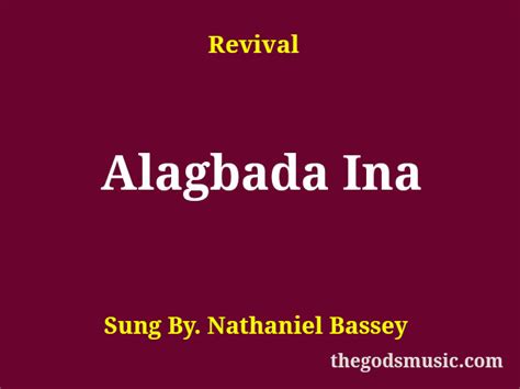 Alagbada Ina Christian Song Lyrics